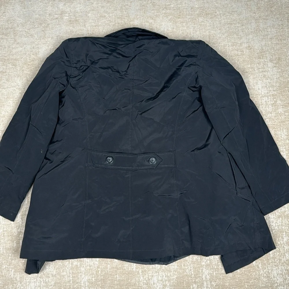 Women's Braetan Wool Blend Black Dress Coat Size S